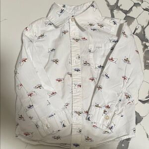 Carter’s toddler button down shirt with fishermen